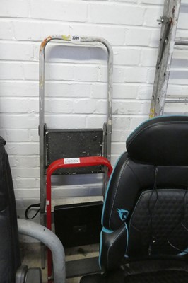 Lot 2309 - 3 tread metal stepladder with 2 tread metal...