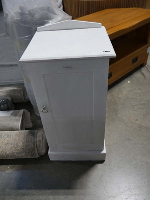 Lot 1489 - White painted pot cupboard