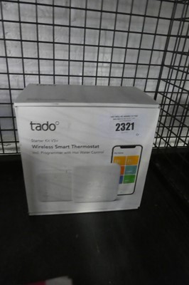 Lot 2321 - Boxed Tado smart wireless thermostat starter...