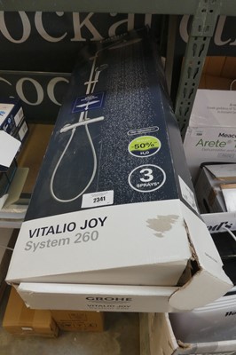 Lot 2341 - Boxed Grohe Vitalio Joy electric shower system