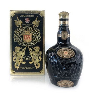 Lot 105 - A LXX Limited Edition Chivas Brothers Black...