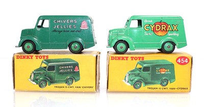 Lot 103 - Two Dinky models: 452 Trojan 15 CWT van -...