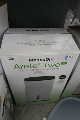 Lot 2350 - Boxed MeacoDry Arete Two 18L electric...