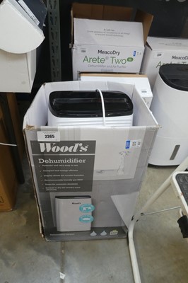Lot 2365 - Boxed Wood's MDK26 electric dehumidifier