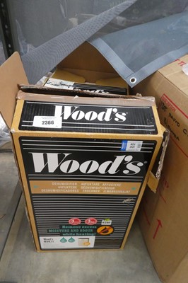 Lot 2366 - Boxed Wood's MDK21 electric dehumidifier