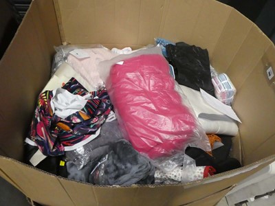 Lot 3640 - Large pallet box of assorted bedding, throws,...