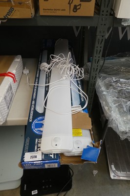 Lot 2378 - 3 1.2m LED utility lights