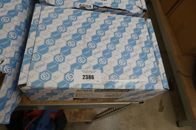 Lot 2386 - Boxed Axiom 14 way dual RCD consumer unit