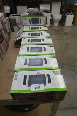 Lot 2400 - 8 Lutec Focus up and down outdoor LED wall lights