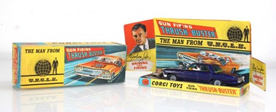 Lot 110 - A Corgi 497 The Man from Uncle 'gun firing...