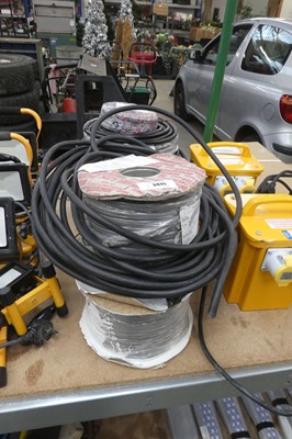 Lot 2415 - Large quantity of mixed cabling incl. armoured,...