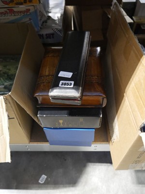 Lot 1513 - Cased cutlery, small lidded box, Bohemia...