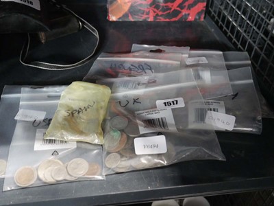 Lot 1517 - Various coinage sorted by nationality in...