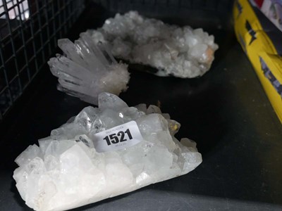 Lot 1521 - 3 large crystals