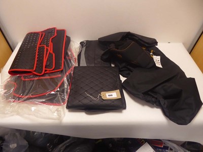 Lot 4668 - Selection of car floor mats and seat covers