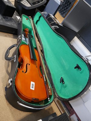 Lot 1816 - Cased violin