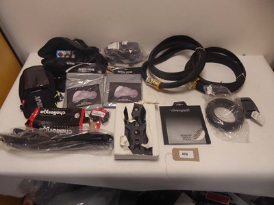 Lot 4670 - Selection of bicycle parts and accessories to...