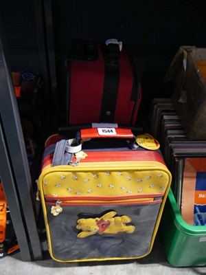 Lot 1544 - 2 small cases incl. child's Winnie-The-Pooh case