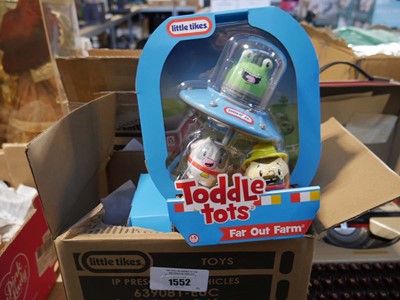 Lot 1552 - 3 boxes of various Little Tikes toys