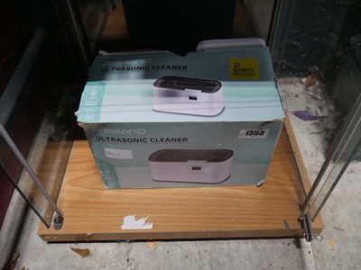 Lot 1553 - Small boxed ultra sonic cleaner