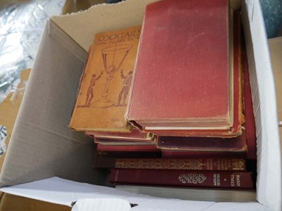 Lot 1555 - 2 boxes of books incl. The Strand magazine and...