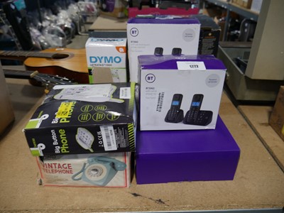 Lot 1772 - Various items to incl. house telephones, Dymo...