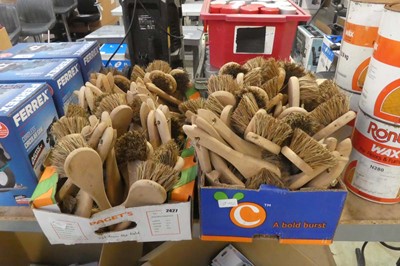 Lot 2427 - 2 boxes containing a large quantity of wooden...