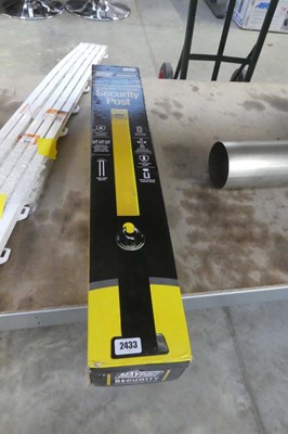 Lot 2433 - Boxed Maypole heavy duty removable security post