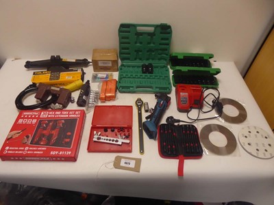 Lot 4673 - Selection mixed tools to include socket sets,...