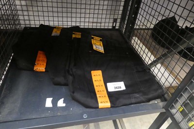 Lot 2438 - 3 pairs of DeWalt multi pocket holster work...