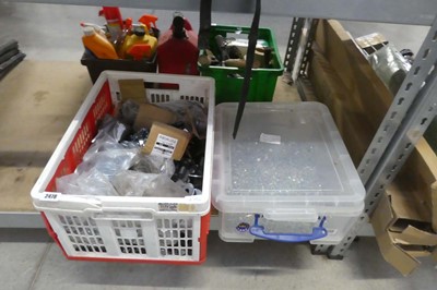 Lot 2478 - Crate containing heavy duty bolts and washers...