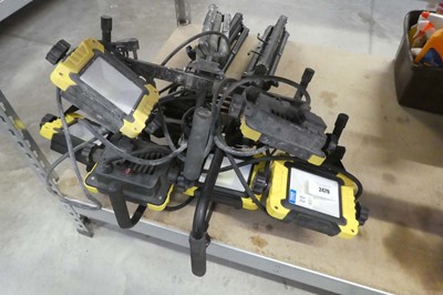 Lot 2479 - Quantity of LED tripod work lights