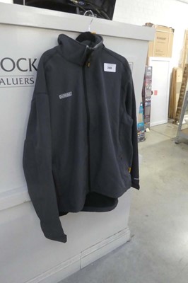 Lot 2440 - 2 DeWalt waterproof work jackets in grey and...