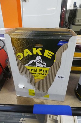 Lot 2484 - Box containing Oakey general purpose sandpaper