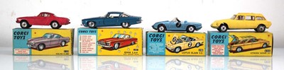 Lot 120 - Four Corgi models: 224 Bentley Continental,...