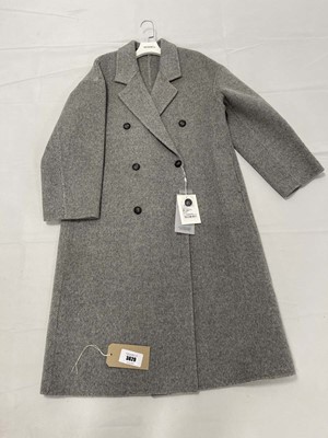 Lot 3829 - OuYang trench coat in grey size small (hanging)