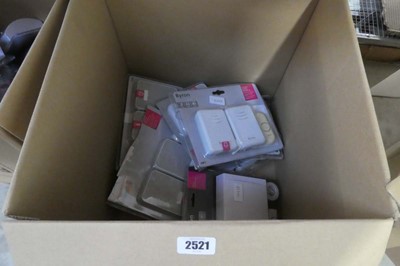 Lot 2521 - Box containing Byron twin pack wireless...