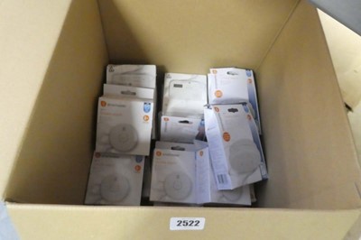 Lot 2522 - Box containing Smartwares smoke alarms