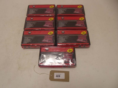 Lot 4678 - 7 46 pcs socket wrench sets