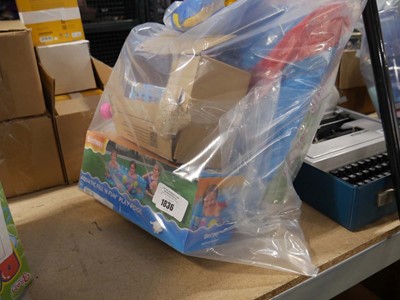 Lot 1836 - Bag containing Bestway Aquatic Fill & Fun play...