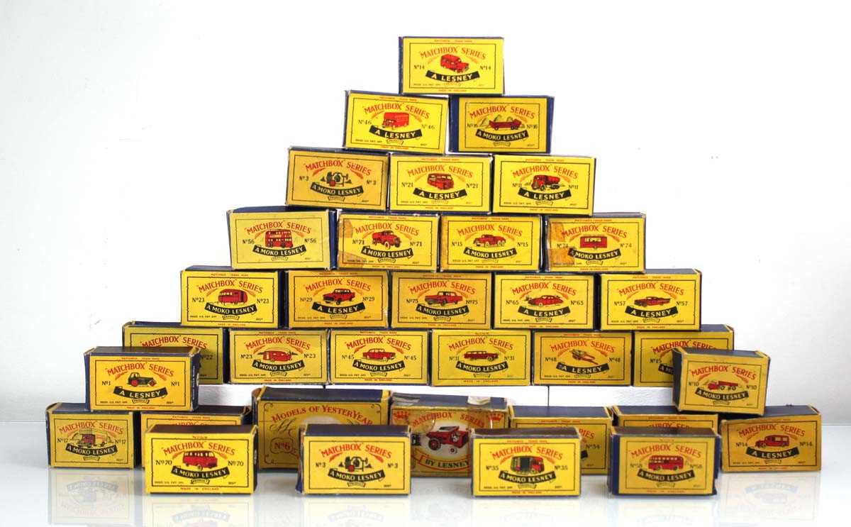 Lot 127 - Thirty-four Matchbox series models including...