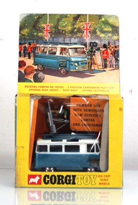 Lot 144 - A Corgi 479 Commer mobile camera van, boxed