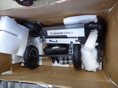 Lot 4022 - Topmate ES35 folding electric three wheel...