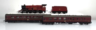 Lot 155 - A Hornby OO gauge 'Hogwarts Castle' loco and...