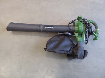 Lot 4088 - Green and black power base leaf blower