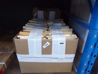 Lot 4094 - 3 boxes of kindling (2 smaller boxes and 1...
