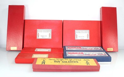 Lot 164 - Nine cast metal figure sets comprising: APN...