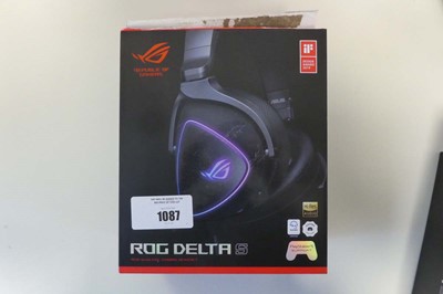 Lot ROG Delta S RGB Quad-DAC gaming headset, boxed