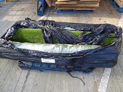 Lot 4171 - 3 small rolls of artificial grass