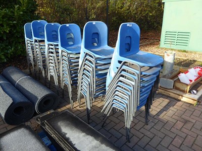 Lot 4178 - Large quantity of metal framed plastic...